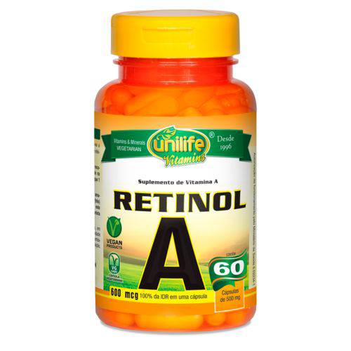 Unilife Vitamina a Retinol 60 Caps