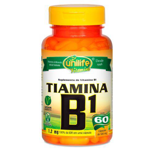 Unilife Vitamina B1 Tiamina 60 Caps