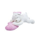 Urso Dormindo No Coração Rosa 33cm - Pelúcia