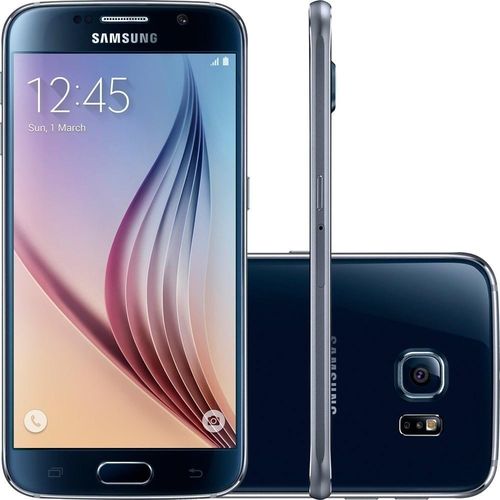 Usado: Galaxy S6 Samsung G920f 32gb Preto - Bom