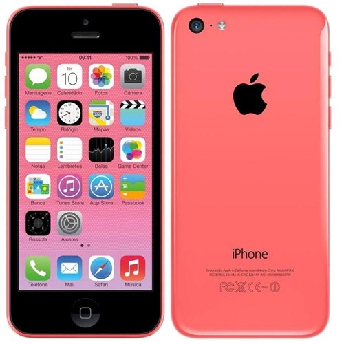 Usado: Iphone 5C Apple 8Gb Rosa (Bom) - Mais Barato Store
