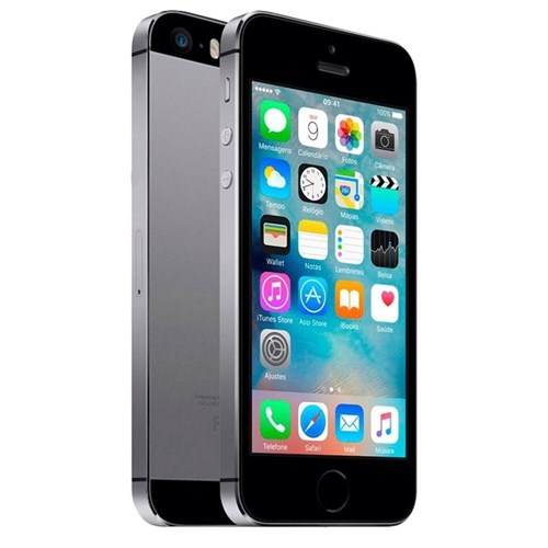 Usado: Iphone 5S Apple 16Gb Cinza Espacial (Bom) - Mais Barato Store