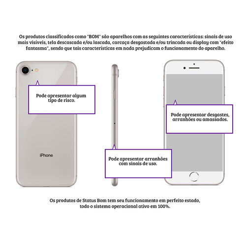 Usado: Iphone 6 Apple 64gb Cinza Espacial - Bom