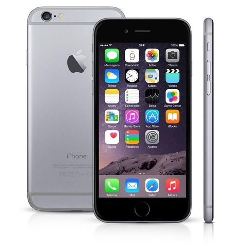 Usado: Iphone 6 Plus Apple 16gb Cinza Espacial