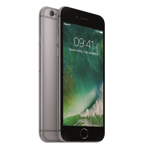 Usado: Iphone 6 Plus Apple 16gb Cinza Espacial - Bom