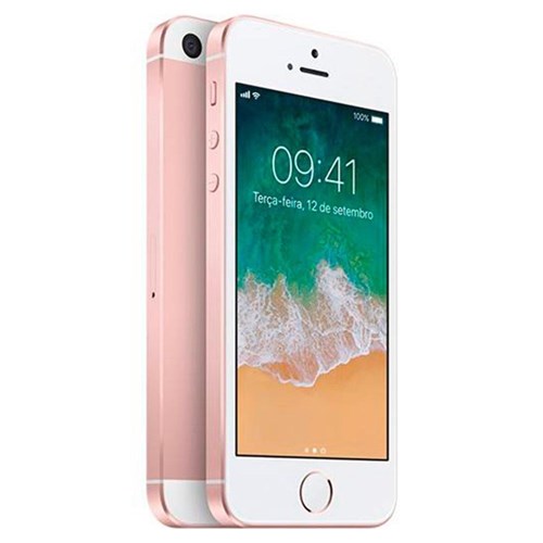 Usado: Iphone se Apple 64Gb Rosa (Bom) - Mais Barato Store