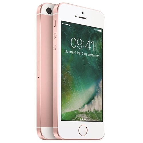 Usado: Iphone se Apple 32Gb Rosa (Bom) - Mais Barato Store