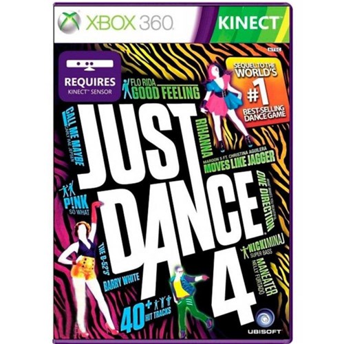 Usado - Jogo Just Dance 4 - Xbox 360