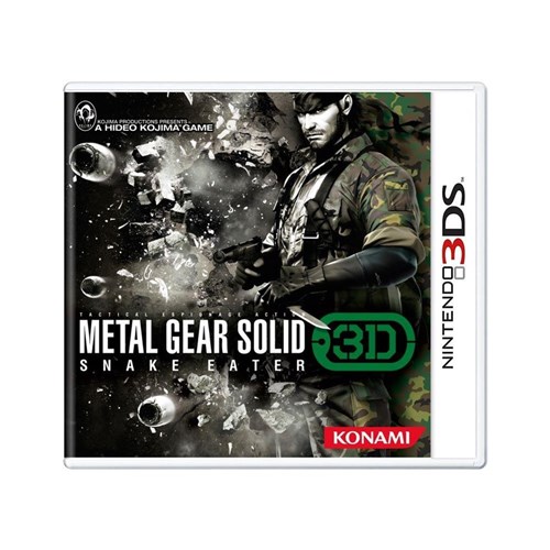 Usado - Jogo Metal Gear Solid: Snake Eater 3D - 3Ds