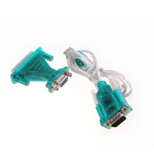 Usb 2.0 para Rs232 com Port 9 Pin Serial Db25 Db9 Adaptador