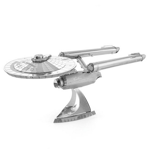 USS Enterprise NCC-1701 - Miniatura para Montar Metal Earth - Star Trek