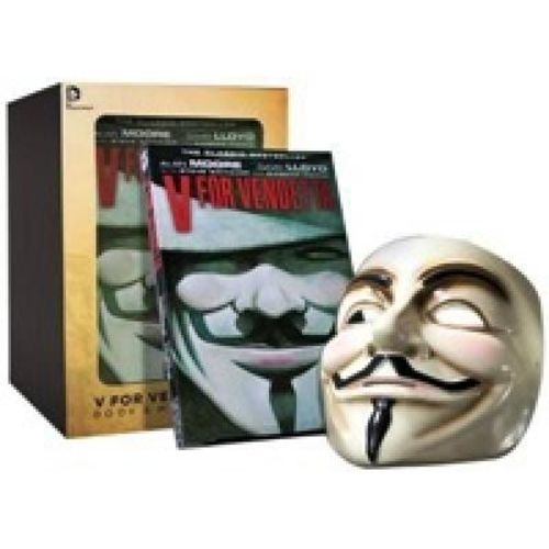 V For Vendetta - Deluxe Collector Set - Book And Mask Set - Vertigo