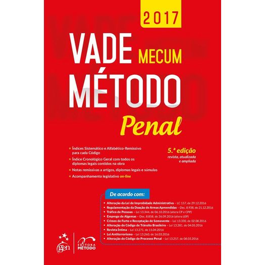 Vade Mecum 2017 - Penal - Metodo