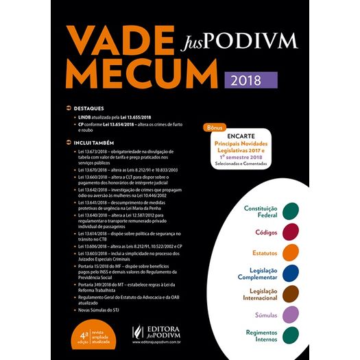 Vade Mecum 2018 - Juspodivm - 4ed