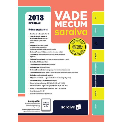 Vade Mecum 2018 - Saraiva