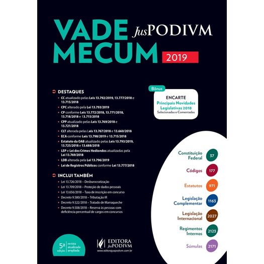 Vade Mecum 2019 - Juspodivm