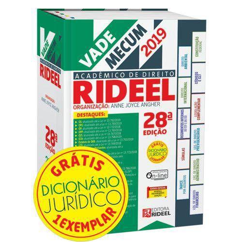 Vade Mecum Acadêmico de Direito Rideel 28ª Ed. 2019