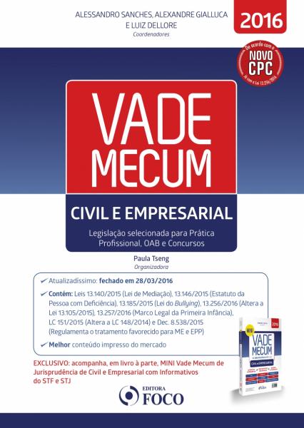 Vade Mecum - Civil e Empresarial - Foco - 952625