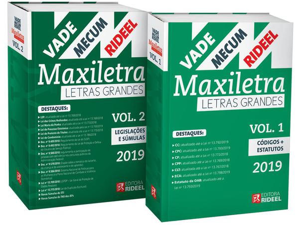 Vade Mecum Maxiletra Rideel - Letras Grandes - 2 Volumes