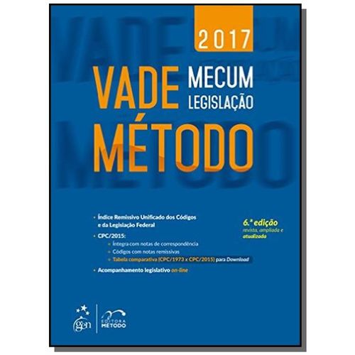 Vade Mecum Metodo: Legislacao - 2017