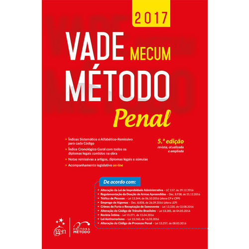 Vade Mecum Metodo - Penal - 5 Ed