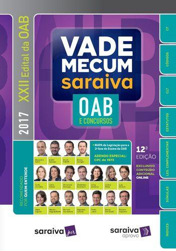 Vade Mecum Oab e Concursos - Saraiva Editora -