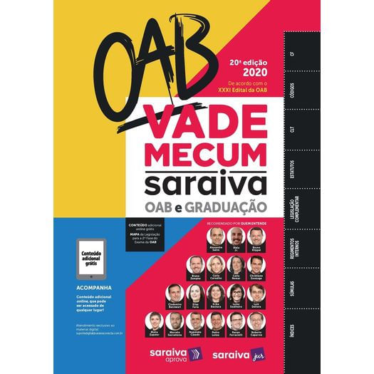 Vade Mecum Oab e Graduacao 2020 - Saraiva