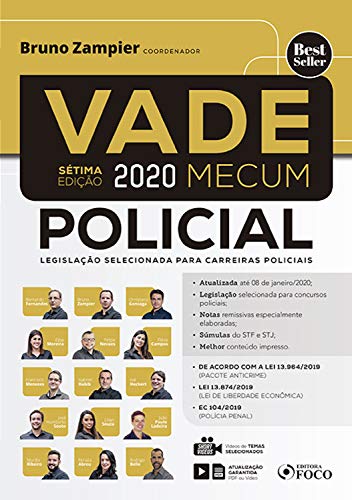 Vade Mecum Policial: Legislação Selecionada para Carreiras Policiais - 7ª Ed - 2020