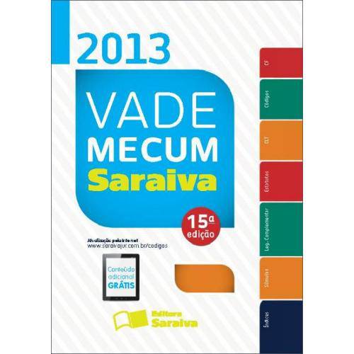 Vade Mecum Saraiva 2013 - 15ª Edicao