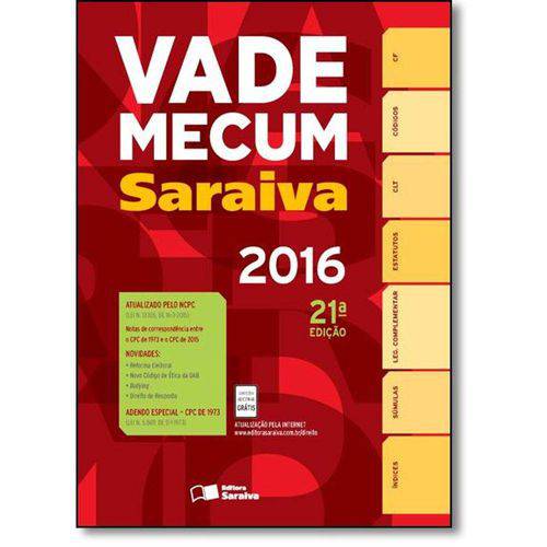 Vade Mecum Saraiva 2016: Tradicional