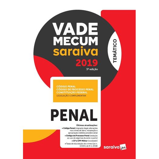 Vade Mecum Saraiva 2019 - Penal - Saraiva