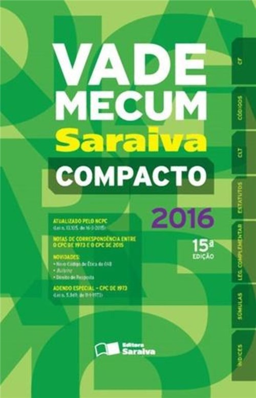 Vade Mecum Saraiva Compacto 2016