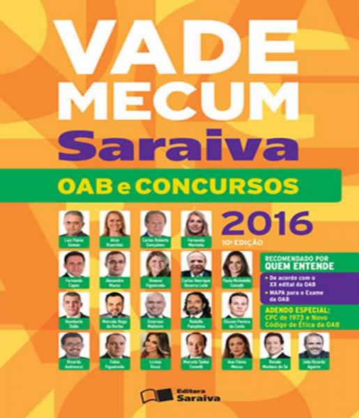 Vade Mecum Saraiva - Oab e Concursos - 2016 - 10 Ed