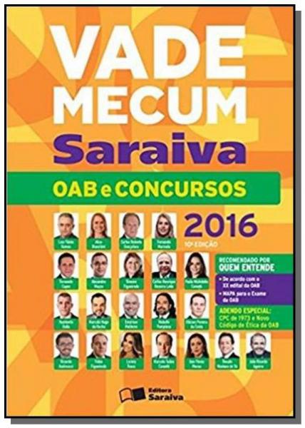 VADE MECUM SARAIVA OAB e CONCURSOS - 2016 - 2o SEM