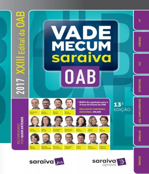 Vade Mecum Saraiva - Oab e Concursos - 2017 - 13 Ed
