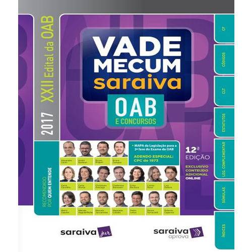 Vade Mecum Saraiva - Oab e Concursos - 12 Ed