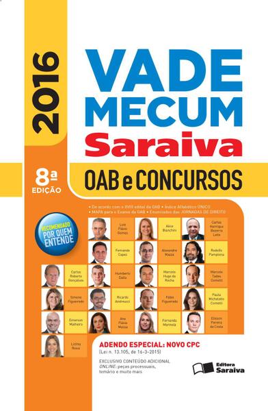 Vade Mecum Saraiva - OAB e Concursos - 8ª Ed. 2016