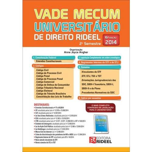 Vade Mecum Universitario de Direito - 16ª Edicao