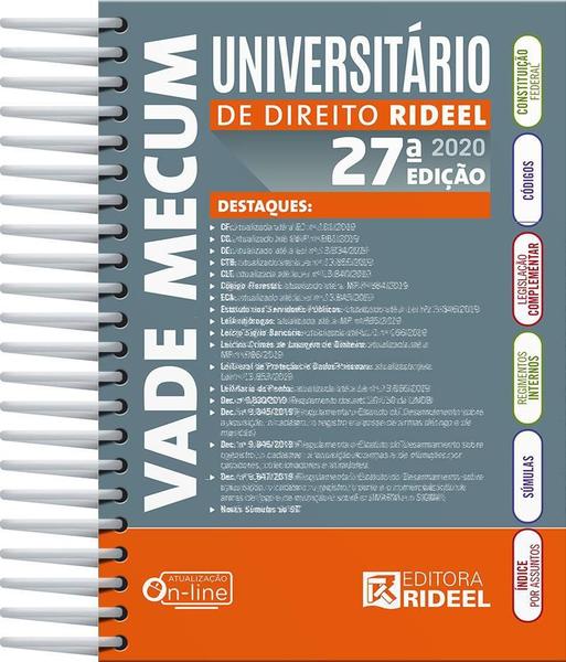 Vade Mecum Universitário de Direito Rideel - 2020 - 27ª Edição