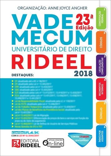 Vade Mecum Universitário de Direito Rideel 2018