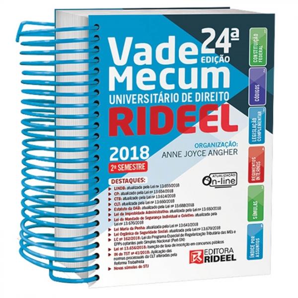 Vade Mecum Universitário de Direito Rideel - 24ª Edição (2018)