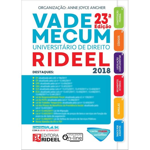 Vade Mecum Universitario de Direito - Rideel - 23 Ed