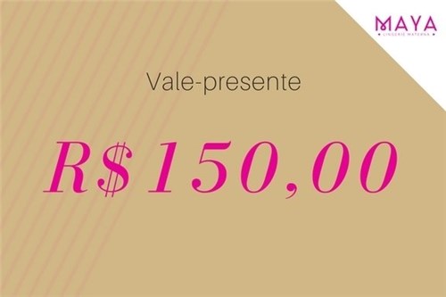 Vale Presente R$150,00