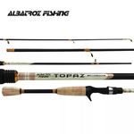 Vara para Carretilha Albatroz Topaz 5'0" (1,50m) 6-12lbs Tpz502m - 2 Partes