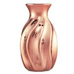 Vaso Cerâmica 9 Cm Decorativo Cobre Cone 7000 Mart