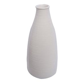 Vaso Cerâmica Bottle Rings Pequeno - Branco
