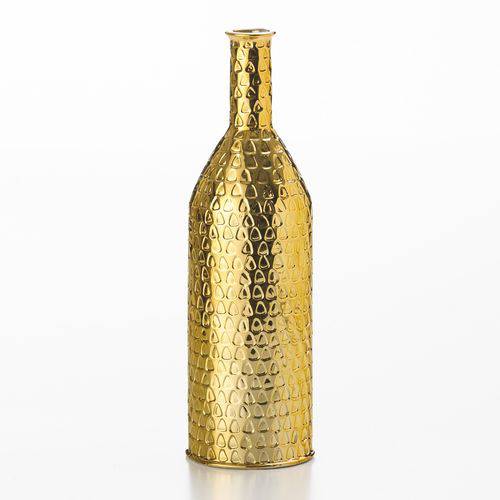 Vaso Cerâmica Dourado 35 Cm