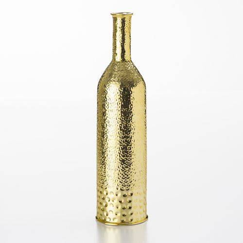 Vaso Cerâmica Dourado 52 Cm