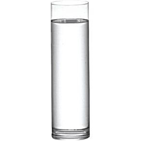 Vaso Cilindro Transparente 31cm - Incolor