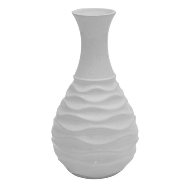 Vaso de Ceramica Branco - Btc Decor